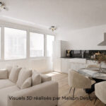 NANCY – Place des Vosges – Appartement traversant de 65 m²