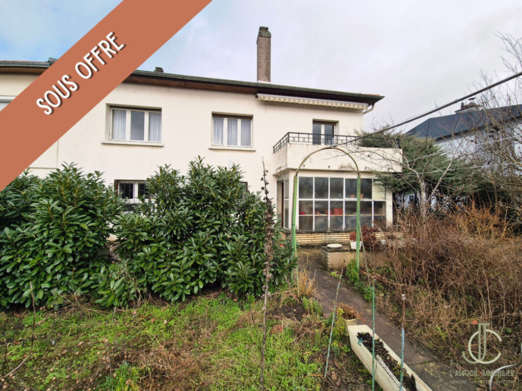 SAINT-MAX Maison sixties moderniste, 126 m2  + annexes