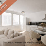 NANCY – Place des Vosges – Appartement traversant de 65 m²